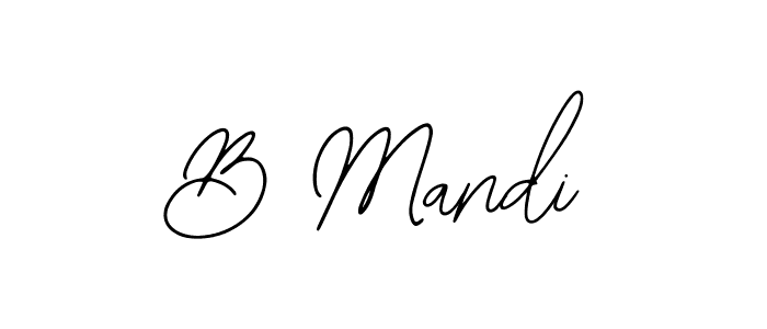 How to make B Mandi signature? Bearetta-2O07w is a professional autograph style. Create handwritten signature for B Mandi name. B Mandi signature style 12 images and pictures png
