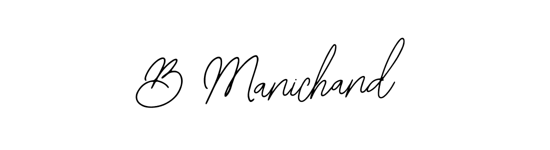 How to Draw B Manichand signature style? Bearetta-2O07w is a latest design signature styles for name B Manichand. B Manichand signature style 12 images and pictures png