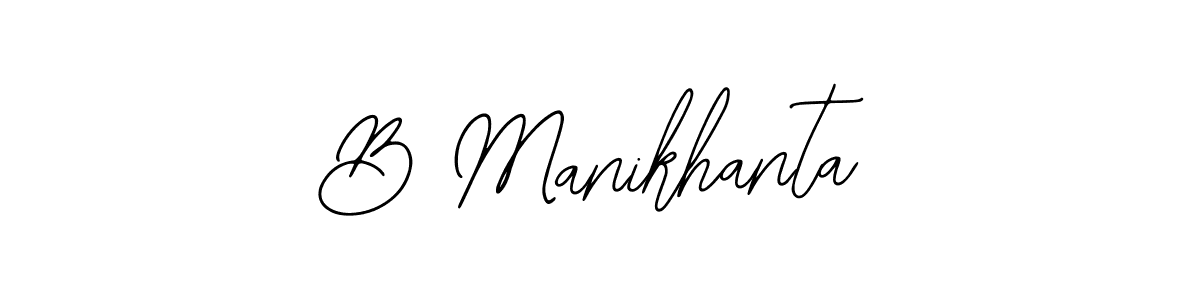 How to make B Manikhanta signature? Bearetta-2O07w is a professional autograph style. Create handwritten signature for B Manikhanta name. B Manikhanta signature style 12 images and pictures png