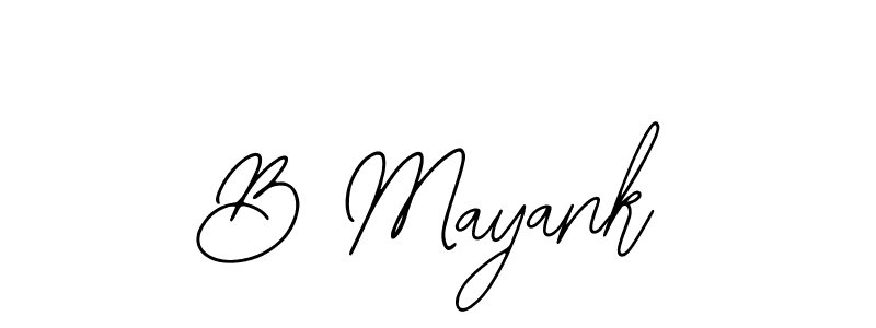 How to Draw B Mayank signature style? Bearetta-2O07w is a latest design signature styles for name B Mayank. B Mayank signature style 12 images and pictures png