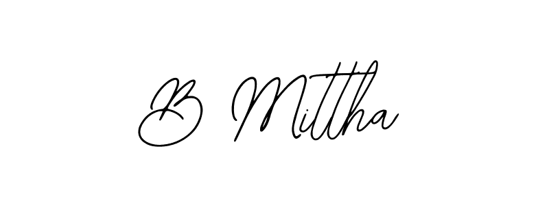 Make a beautiful signature design for name B Mittha. Use this online signature maker to create a handwritten signature for free. B Mittha signature style 12 images and pictures png