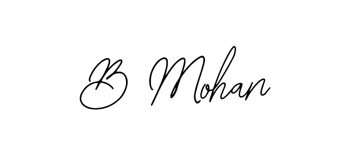 B Mohan stylish signature style. Best Handwritten Sign (Bearetta-2O07w) for my name. Handwritten Signature Collection Ideas for my name B Mohan. B Mohan signature style 12 images and pictures png