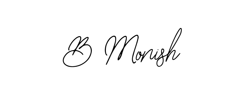 It looks lik you need a new signature style for name B Monish. Design unique handwritten (Bearetta-2O07w) signature with our free signature maker in just a few clicks. B Monish signature style 12 images and pictures png