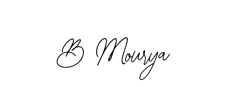 How to make B Mourya signature? Bearetta-2O07w is a professional autograph style. Create handwritten signature for B Mourya name. B Mourya signature style 12 images and pictures png