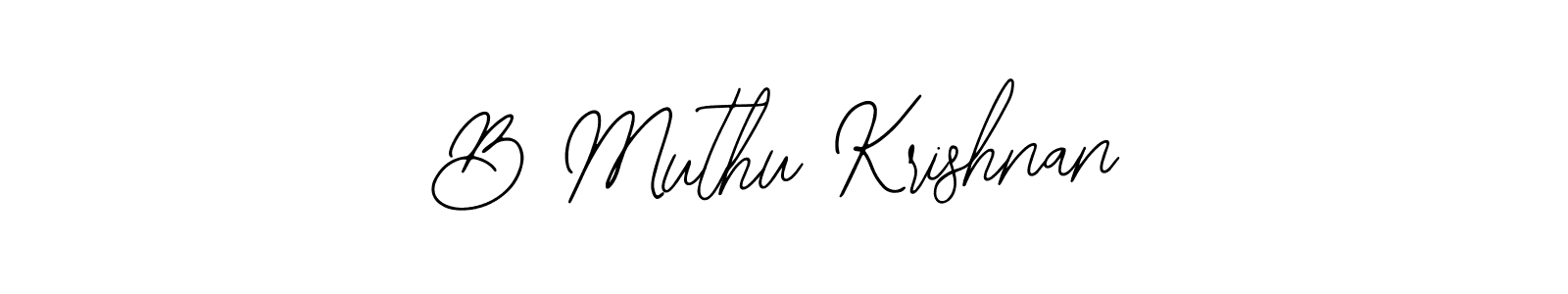 Make a beautiful signature design for name B Muthu Krishnan. Use this online signature maker to create a handwritten signature for free. B Muthu Krishnan signature style 12 images and pictures png