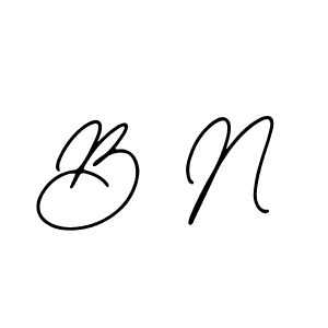 How to make B N signature? Bearetta-2O07w is a professional autograph style. Create handwritten signature for B N name. B N signature style 12 images and pictures png