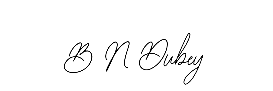 You should practise on your own different ways (Bearetta-2O07w) to write your name (B N Dubey) in signature. don't let someone else do it for you. B N Dubey signature style 12 images and pictures png