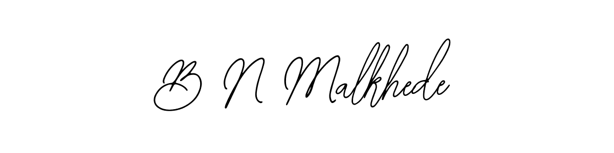 if you are searching for the best signature style for your name B N Malkhede. so please give up your signature search. here we have designed multiple signature styles  using Bearetta-2O07w. B N Malkhede signature style 12 images and pictures png