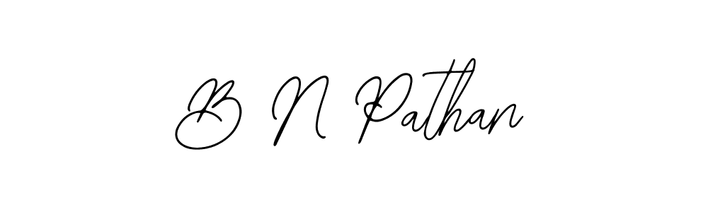 Use a signature maker to create a handwritten signature online. With this signature software, you can design (Bearetta-2O07w) your own signature for name B N Pathan. B N Pathan signature style 12 images and pictures png