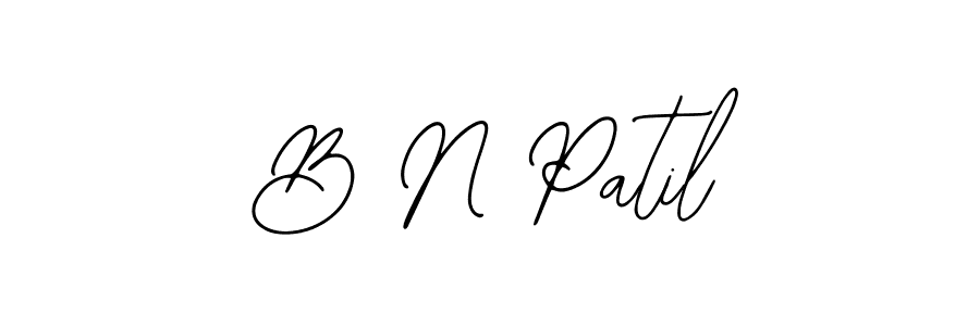 Use a signature maker to create a handwritten signature online. With this signature software, you can design (Bearetta-2O07w) your own signature for name B N Patil. B N Patil signature style 12 images and pictures png