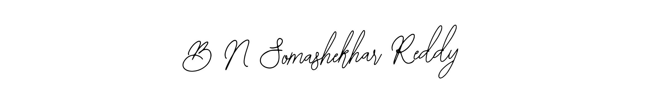 You should practise on your own different ways (Bearetta-2O07w) to write your name (B N Somashekhar Reddy) in signature. don't let someone else do it for you. B N Somashekhar Reddy signature style 12 images and pictures png