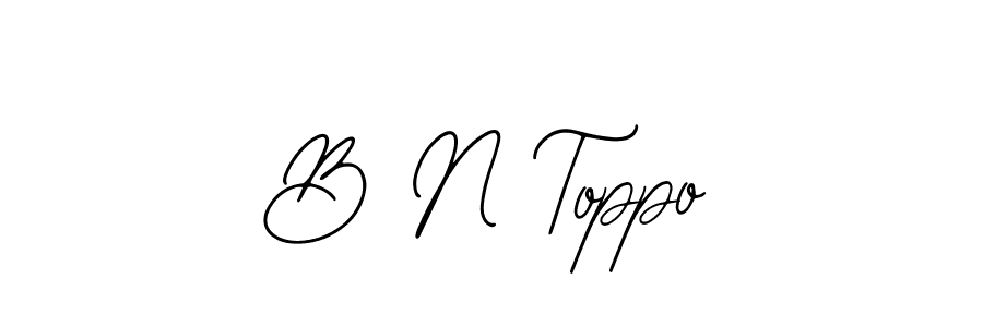 See photos of B N Toppo official signature by Spectra . Check more albums & portfolios. Read reviews & check more about Bearetta-2O07w font. B N Toppo signature style 12 images and pictures png