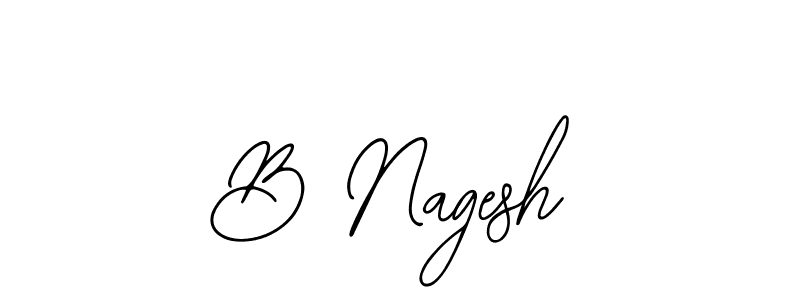 How to Draw B Nagesh signature style? Bearetta-2O07w is a latest design signature styles for name B Nagesh. B Nagesh signature style 12 images and pictures png