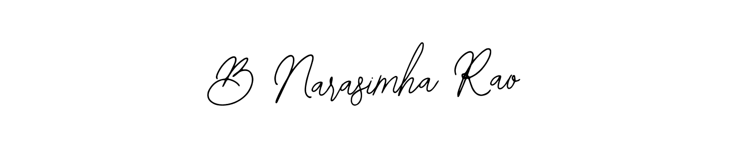 Also You can easily find your signature by using the search form. We will create B Narasimha Rao name handwritten signature images for you free of cost using Bearetta-2O07w sign style. B Narasimha Rao signature style 12 images and pictures png