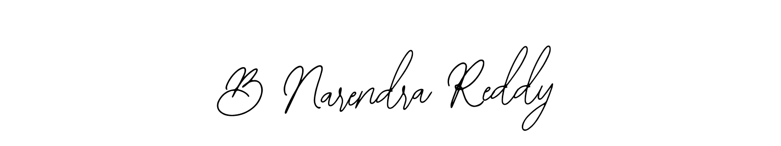 Also we have B Narendra Reddy name is the best signature style. Create professional handwritten signature collection using Bearetta-2O07w autograph style. B Narendra Reddy signature style 12 images and pictures png