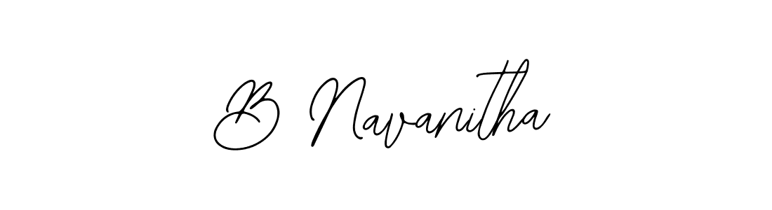 Bearetta-2O07w is a professional signature style that is perfect for those who want to add a touch of class to their signature. It is also a great choice for those who want to make their signature more unique. Get B Navanitha name to fancy signature for free. B Navanitha signature style 12 images and pictures png