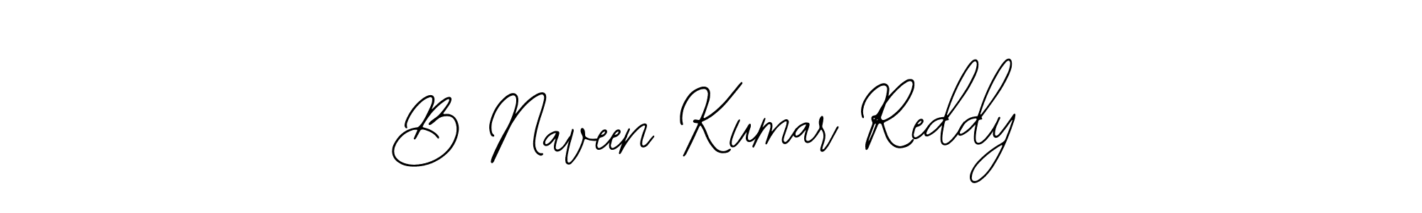 Make a beautiful signature design for name B Naveen Kumar Reddy. With this signature (Bearetta-2O07w) style, you can create a handwritten signature for free. B Naveen Kumar Reddy signature style 12 images and pictures png