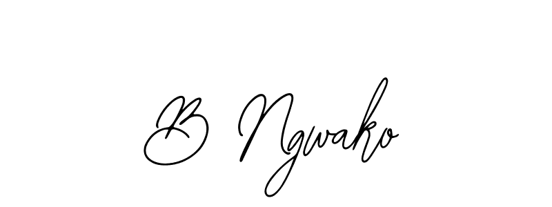 Also You can easily find your signature by using the search form. We will create B Ngwako name handwritten signature images for you free of cost using Bearetta-2O07w sign style. B Ngwako signature style 12 images and pictures png