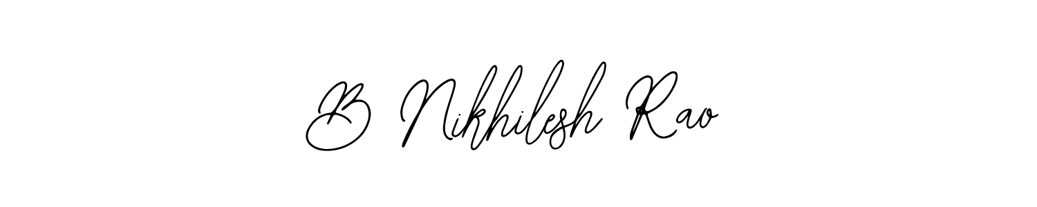 See photos of B Nikhilesh Rao official signature by Spectra . Check more albums & portfolios. Read reviews & check more about Bearetta-2O07w font. B Nikhilesh Rao signature style 12 images and pictures png