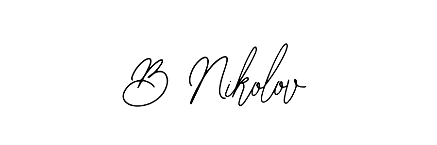 Similarly Bearetta-2O07w is the best handwritten signature design. Signature creator online .You can use it as an online autograph creator for name B Nikolov. B Nikolov signature style 12 images and pictures png