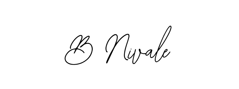 Make a beautiful signature design for name B Nivale. Use this online signature maker to create a handwritten signature for free. B Nivale signature style 12 images and pictures png
