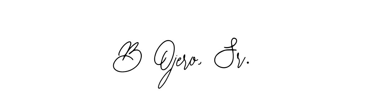 You can use this online signature creator to create a handwritten signature for the name B Ojero, Sr.. This is the best online autograph maker. B Ojero, Sr. signature style 12 images and pictures png