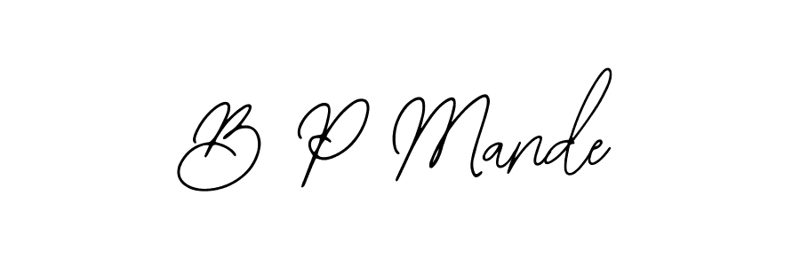 Best and Professional Signature Style for B P Mande. Bearetta-2O07w Best Signature Style Collection. B P Mande signature style 12 images and pictures png