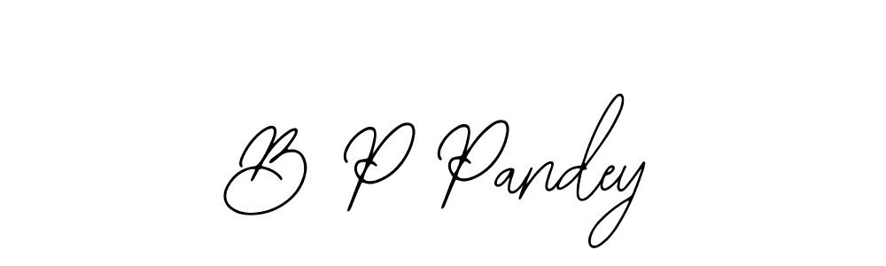 Make a beautiful signature design for name B P Pandey. With this signature (Bearetta-2O07w) style, you can create a handwritten signature for free. B P Pandey signature style 12 images and pictures png