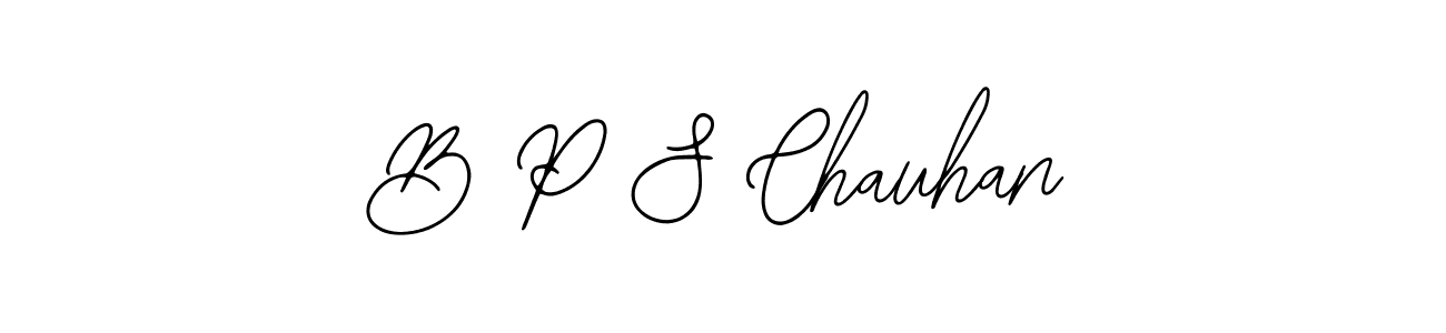 Use a signature maker to create a handwritten signature online. With this signature software, you can design (Bearetta-2O07w) your own signature for name B P S Chauhan. B P S Chauhan signature style 12 images and pictures png