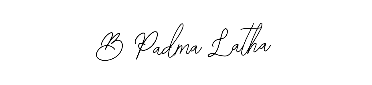 It looks lik you need a new signature style for name B Padma Latha. Design unique handwritten (Bearetta-2O07w) signature with our free signature maker in just a few clicks. B Padma Latha signature style 12 images and pictures png