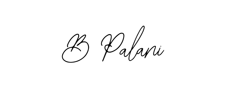 You should practise on your own different ways (Bearetta-2O07w) to write your name (B Palani) in signature. don't let someone else do it for you. B Palani signature style 12 images and pictures png