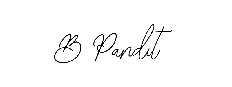 Bearetta-2O07w is a professional signature style that is perfect for those who want to add a touch of class to their signature. It is also a great choice for those who want to make their signature more unique. Get B Pandit name to fancy signature for free. B Pandit signature style 12 images and pictures png