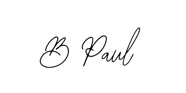 Bearetta-2O07w is a professional signature style that is perfect for those who want to add a touch of class to their signature. It is also a great choice for those who want to make their signature more unique. Get B Paul name to fancy signature for free. B Paul signature style 12 images and pictures png