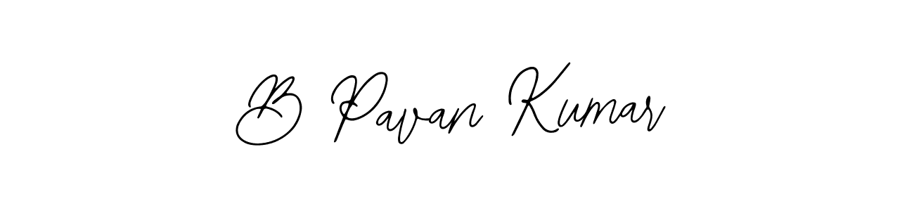 Create a beautiful signature design for name B Pavan Kumar. With this signature (Bearetta-2O07w) fonts, you can make a handwritten signature for free. B Pavan Kumar signature style 12 images and pictures png