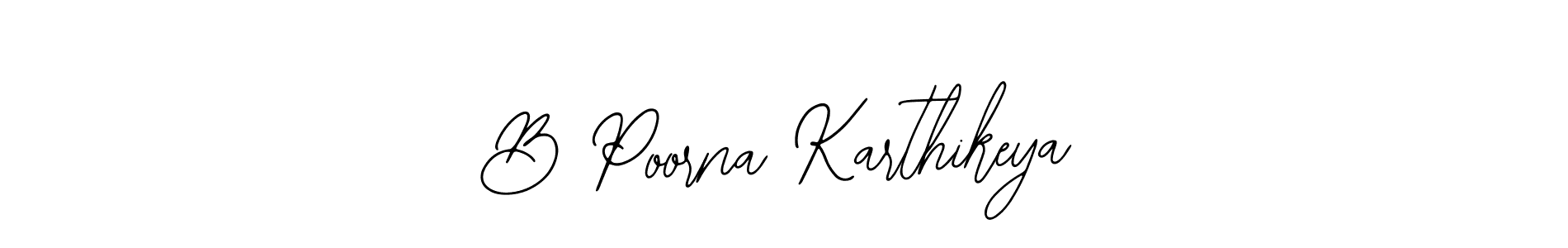 How to Draw B Poorna Karthikeya signature style? Bearetta-2O07w is a latest design signature styles for name B Poorna Karthikeya. B Poorna Karthikeya signature style 12 images and pictures png
