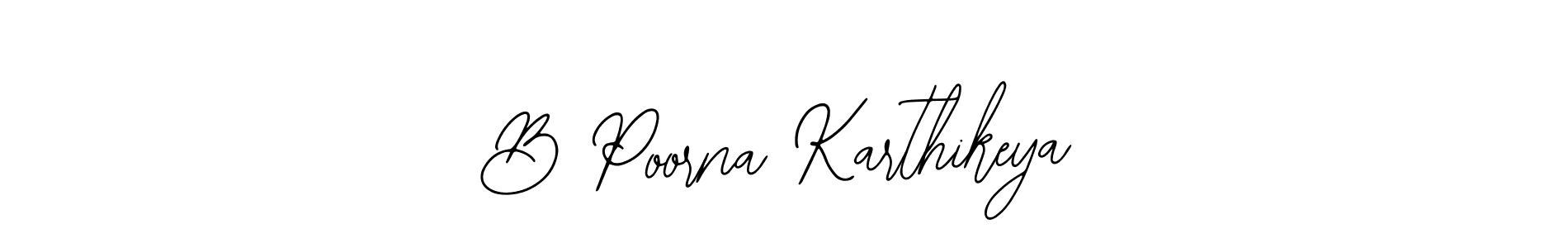 Similarly Bearetta-2O07w is the best handwritten signature design. Signature creator online .You can use it as an online autograph creator for name B Poorna Karthikeya. B Poorna Karthikeya signature style 12 images and pictures png