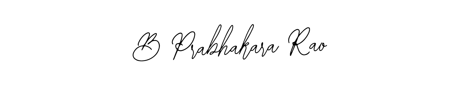 Make a beautiful signature design for name B Prabhakara Rao. Use this online signature maker to create a handwritten signature for free. B Prabhakara Rao signature style 12 images and pictures png