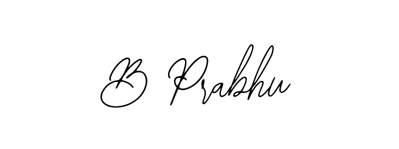 Create a beautiful signature design for name B Prabhu. With this signature (Bearetta-2O07w) fonts, you can make a handwritten signature for free. B Prabhu signature style 12 images and pictures png
