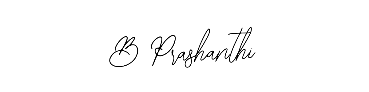 Also You can easily find your signature by using the search form. We will create B Prashanthi name handwritten signature images for you free of cost using Bearetta-2O07w sign style. B Prashanthi signature style 12 images and pictures png