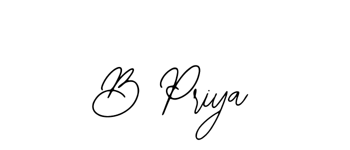 How to make B Priya signature? Bearetta-2O07w is a professional autograph style. Create handwritten signature for B Priya name. B Priya signature style 12 images and pictures png