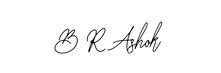 Also we have B R Ashok name is the best signature style. Create professional handwritten signature collection using Bearetta-2O07w autograph style. B R Ashok signature style 12 images and pictures png