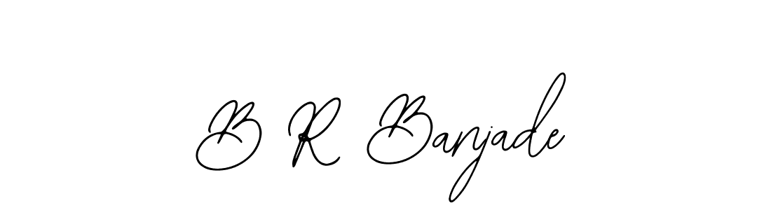 Create a beautiful signature design for name B R Banjade. With this signature (Bearetta-2O07w) fonts, you can make a handwritten signature for free. B R Banjade signature style 12 images and pictures png