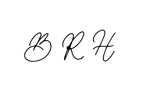 Use a signature maker to create a handwritten signature online. With this signature software, you can design (Bearetta-2O07w) your own signature for name B R H. B R H signature style 12 images and pictures png