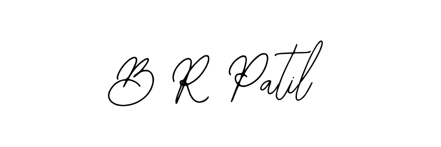 The best way (Bearetta-2O07w) to make a short signature is to pick only two or three words in your name. The name B R Patil include a total of six letters. For converting this name. B R Patil signature style 12 images and pictures png