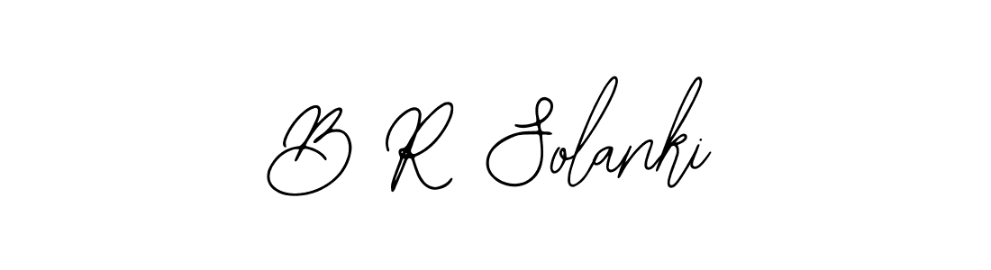 You should practise on your own different ways (Bearetta-2O07w) to write your name (B R Solanki) in signature. don't let someone else do it for you. B R Solanki signature style 12 images and pictures png