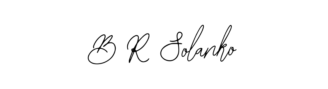 Make a beautiful signature design for name B R Solanko. With this signature (Bearetta-2O07w) style, you can create a handwritten signature for free. B R Solanko signature style 12 images and pictures png