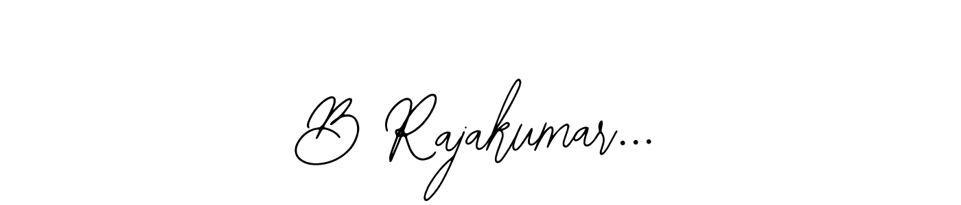 Design your own signature with our free online signature maker. With this signature software, you can create a handwritten (Bearetta-2O07w) signature for name B Rajakumar.... B Rajakumar... signature style 12 images and pictures png