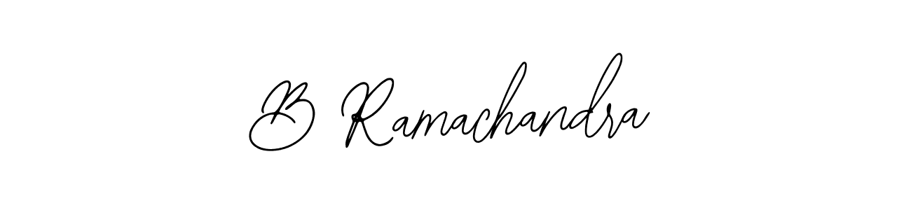 How to make B Ramachandra name signature. Use Bearetta-2O07w style for creating short signs online. This is the latest handwritten sign. B Ramachandra signature style 12 images and pictures png