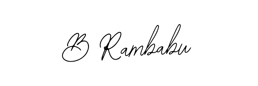 It looks lik you need a new signature style for name B Rambabu. Design unique handwritten (Bearetta-2O07w) signature with our free signature maker in just a few clicks. B Rambabu signature style 12 images and pictures png