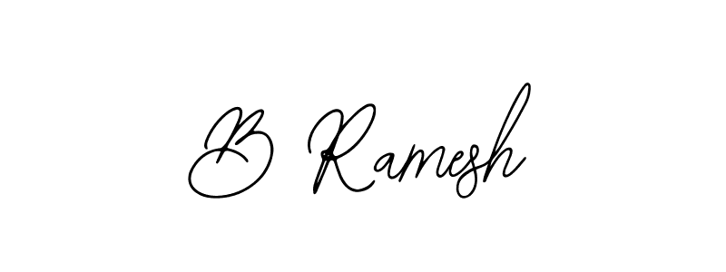 Also we have B Ramesh name is the best signature style. Create professional handwritten signature collection using Bearetta-2O07w autograph style. B Ramesh signature style 12 images and pictures png